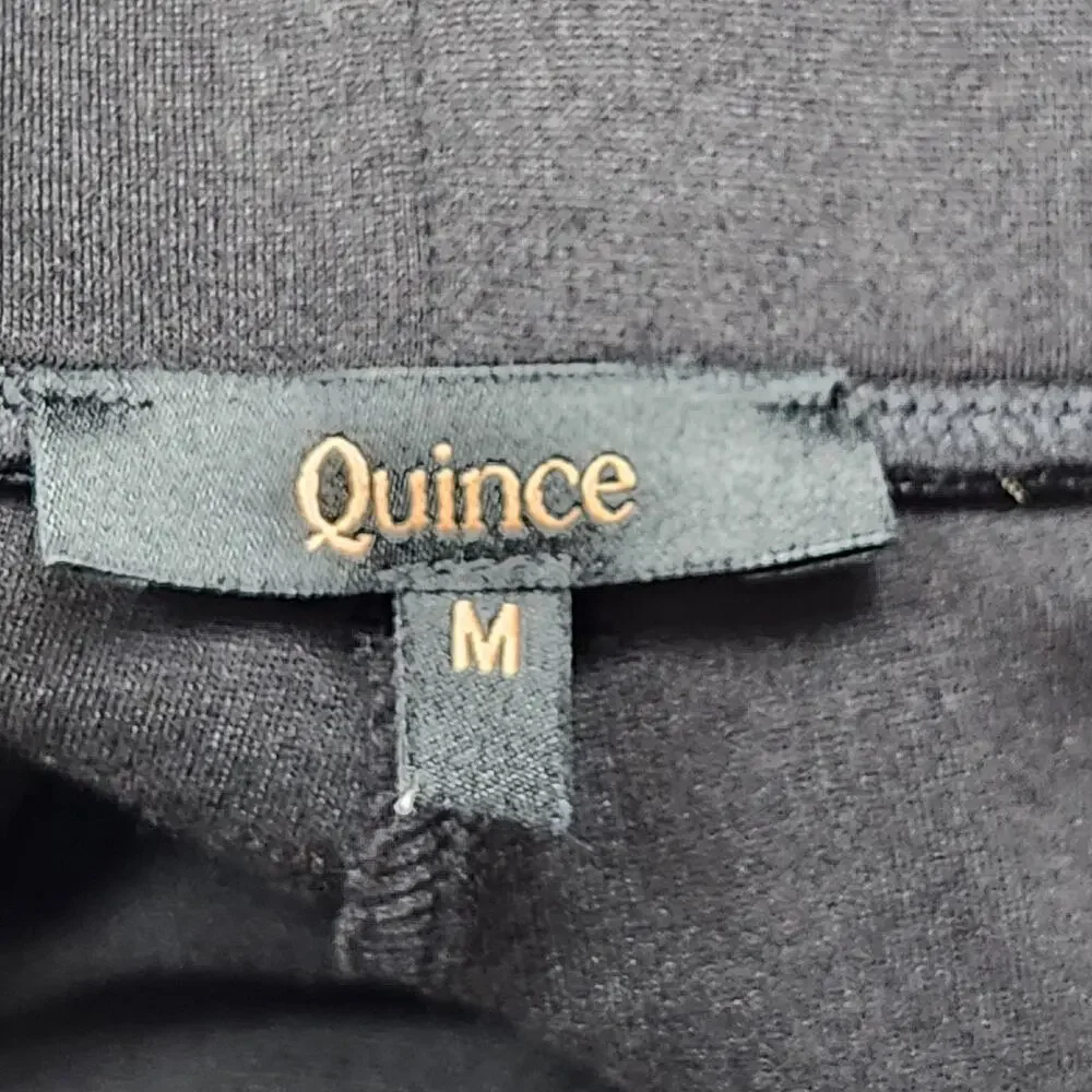 QUINCE Pants Womens Medium Ultra-Stretch Ponte Straight Leg Office Workwear